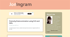 Desktop Screenshot of joningram.co.uk
